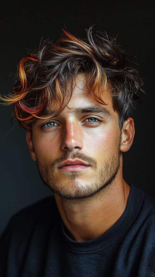 Men’s Hair Lightening at Gracious Salon and Academy