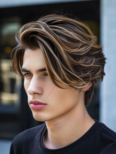 Men’s Hair Lightening at Gracious Salon and Academy