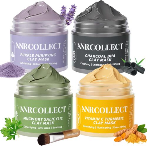 Skin Care Face Mask Set 4-Pack