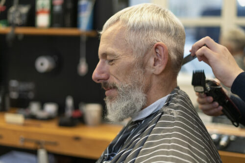 Senior Haircut 65+ Years Old
